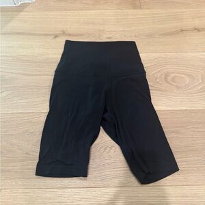 LULULEMON Women's Black High-Waisted Shorts